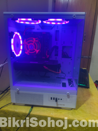 White colour casing Argb gaming case